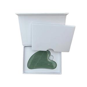 Pietra Naturale Verde di Nefrite <span class=keywords><strong>per</strong></span> <span class=keywords><strong>Massaggio</strong></span> <span class=keywords><strong>Viso</strong></span>, Cosmetica Manuale Guasha, Aventurina Verde, Giada Verde, Gua Sha in Pietra Naturale Liscia e Fredda - Product Image 1