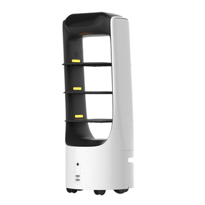 Robot de Servicio Inteligente con Evitación Automática de Obstáculos, Robot de Entrega de Alimentos de 3 Bandejas para Restaurantes y Cafeterías 4S - Product Image 1