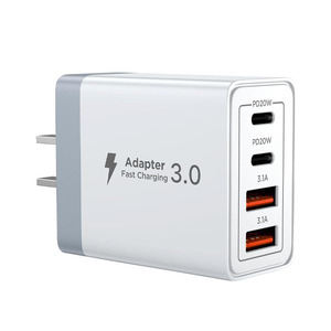 <span class=keywords><strong>Chargeur</strong></span> USB 40W QC 3.0 Type C PD 20W Charge <span class=keywords><strong>rapide</strong></span> pour iPhone pour <span class=keywords><strong>Samsung</strong></span> pour Xiaomi Prise murale EU US UK AU - Product Image 2