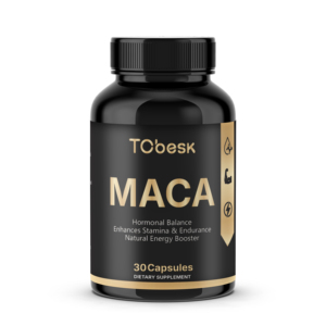 Suplementos de Raíz de Maca de Alta Calidad, Suministro de Fábrica, Cápsulas de Maca para Apoyo Femenino - Product Image 1