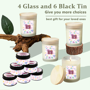 Bộ dụng cụ làm nến hoàn chỉnh, máy làm tan sáp, dụng cụ làm nến tự làm, dành cho người lớn, người mới bắt đầu, bộ dụng cụ làm nghệ thuật nến, 8 mùi hương, nồi tan sáp, sáp đậu nành - Product Image 2