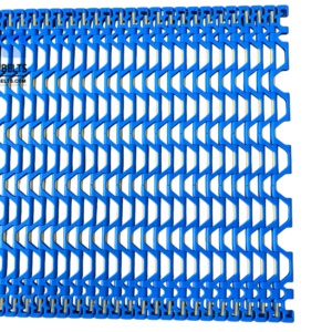 Hochfestes Lebensmittelechtes PP Modulares Kunststoff-Netzförderband Leicht zu Reinigendes Förderband für Berliner Backproduktionslinie - Product Image 3
