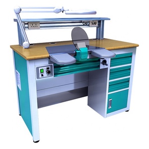 Tavolo dentale singolo regolabile resistente agli acidi e agli alcali Anti corrosione acciaio <span class=keywords><strong>laboratorio</strong></span> di lavoro Top - Product Image 5
