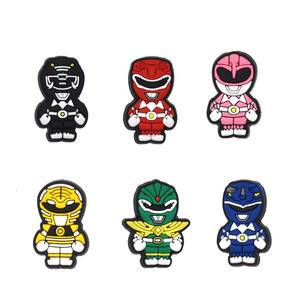 Venta al por mayor de dijes personalizados de PVC para zapatos, decoración de calzado Super <span class=keywords><strong>Sentai</strong></span>, dijes para zuecos con temática de videojuegos para hombres y niños - Product Image 4