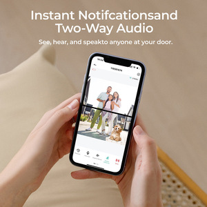 Nouvelle Arrivée Sonnette Vidéo Intelligente <span class=keywords><strong>Ring</strong></span> avec Caméra Double Porte 5MP, Étanche, Audio Bidirectionnel, WiFi, Rechargeable sur Batterie et Vision Nocturne - Product Image 4