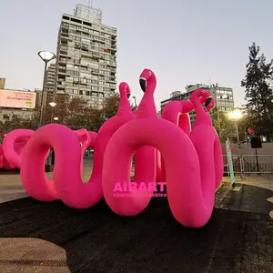 Art Street Decoration Props Inflatable Flamingo Tunnel For Sale Giant Inflatable Bird Archway