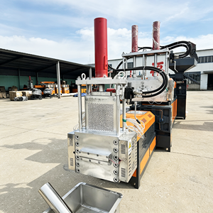 SJSH102 Twin Screw Plastic Granulator Super Large Output Plastic Compounding Line - Product Image 2