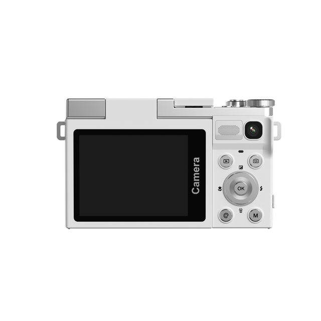 4K Digital Camera, 64MP Ultra-high Definition Mirrorless Camera, Retro Campus Selfie Digital Video Photography