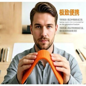 Support de téléphone en silicone pliable et réglable pour bureau, accessoire de voyage pour téléphone portable - Product Image 4