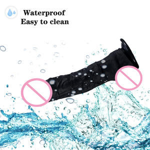 Lootee <span class=keywords><strong>Rocket</strong></span> <span class=keywords><strong>Raccoon</strong></span> Dildo en silicone réaliste à prépuce coulissant, écologique, sans odeur, épais, pour masturbation, jouet sexuel - Product Image 2