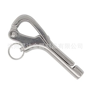 316 Stainless Steel Spring <b>Hook</b> Marine Hardware Wire Rope Connector For <b>Boat</b> Use - Product Image 4
