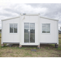 Kit de maison préfabriquée extensible, respirante et épaissie, en bois de luxe moderne, ou en acier, pour usage commercial