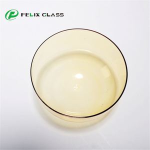 Clear Borosilicate 3.3 Glass Handmade Dome Lampshade Middle Size LED Wall Light Shade with <b>Wireless</b> <b>Control</b> 3-Year Warranty - Product Image 2