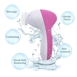 <span class=keywords><strong>Brosse</strong></span> <span class=keywords><strong>nettoyante</strong></span> pour le <span class=keywords><strong>visage</strong></span>, <span class=keywords><strong>brosse</strong></span> <span class=keywords><strong>nettoyante</strong></span> électrique 5 en 1, 5 têtes interchangeables, design ergonomique - Product Image 3