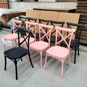 Chaise empilable blanche <span class=keywords><strong>en</strong></span> résine PP pour événements, banquets et mariages, nouvelle arrivée - Product Image 5