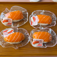 Jouet sensoriel anti-stress en silicone souple en forme de sushi mignon, à remontée lente, non toxique, pour le Nouvel An