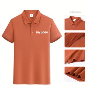 Polos de Hombre Tallas Grandes, Ropa Casual de Alta Calidad, Polos de Golf Lisos con Solapa, Camisetas Polo con Logotipo Personalizado Bordado, Ropa para Hombre - Product Image 2