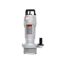 Pompe submersible triphasée en aluminium avec turbine en acier inoxydable, débit de 80 m³/h, pour eau propre et drainage des eaux usées, petite taille