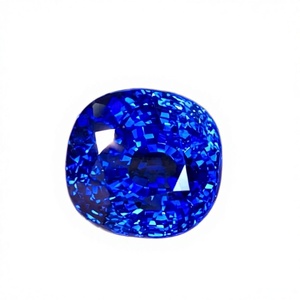 Lab Created Blue Sapphire <b>Fire</b> <b>Stone</b> Vivid Royal Blue Cushion Cut for Certified Premium Sparkle Sustainable <b>Gem</b> Fine Jewelry - Product Image 2