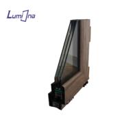 Ventanas de PVC Abatibles con Doble Acristalamiento, Aislamiento Térmico y Resistencia al Viento, Material UPVC, Personalizadas