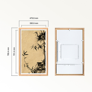 Propriétaire peinture à l'huile artisanale <span class=keywords><strong>montage</strong></span> mural automatique boucle lecture wifi numérique cadre <span class=keywords><strong>photo</strong></span> - Product Image 1