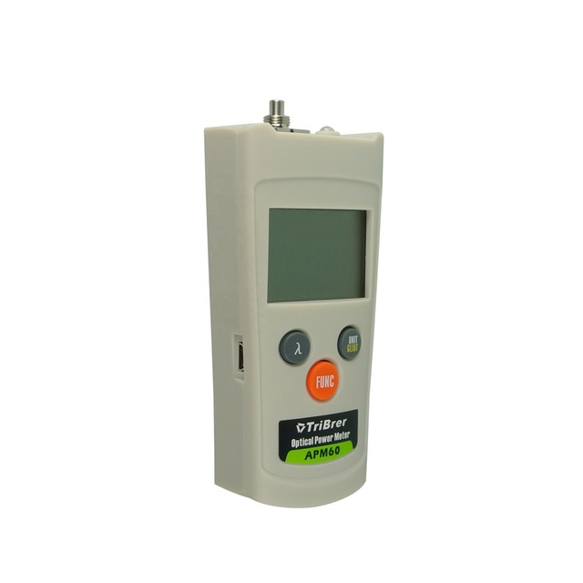 For FTTX Mini Handheld Fiber Optic Optical Power Meter OPM APM60 0.2dB Accuracy 0.01dB Resolution 850-1625nm Wavelength