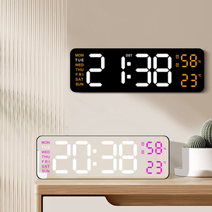 Reloj Electrónico Huayang, Éxito de Ventas Transfronterizo, Simple, Multifuncional, Rectangular, con Letra Grande y Alarma - Product Image 4
