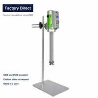 Homogeneizador de Alto Cizallamiento AE30 800W de Grado Industrial, Mezclador Emulsionante de Laboratorio, 150-30000ml, Gran Capacidad para Mezclar Líquidos, Directo de Fábrica