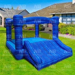 Oxford Cloth Children's Outdoor Playground Jumping Castle Bouncer Air Home <b>Inflatable</b> <b>House</b> With Slide Home <b>House</b> Backyar - Product Image 5