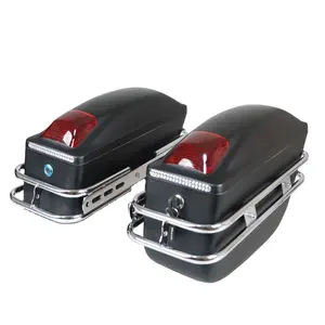 Werkseitige Lieferung K6 ABS Hard Sattel tasche Kofferraum tasche Gepäck Seiten taschen mit leichter Motorrad-Seiten box Accesorios Para Moto