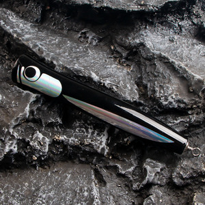 <span class=keywords><strong>Leurre</strong></span> en bois fait à la main Topwater GT appât Woodend Popper pour la pêche à la traîne en eau salée attire le sandre brochet dorade appât de pêche au gros gibier - Product Image 3