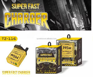 欧盟/美国/英国插头新145W <span class=keywords><strong>3</strong></span>端口USB快速充电145W Type-C GaN手机充电器usb-c QC <span class=keywords><strong>3</strong></span>.0超级快速充电器适配器 - Product Image 6