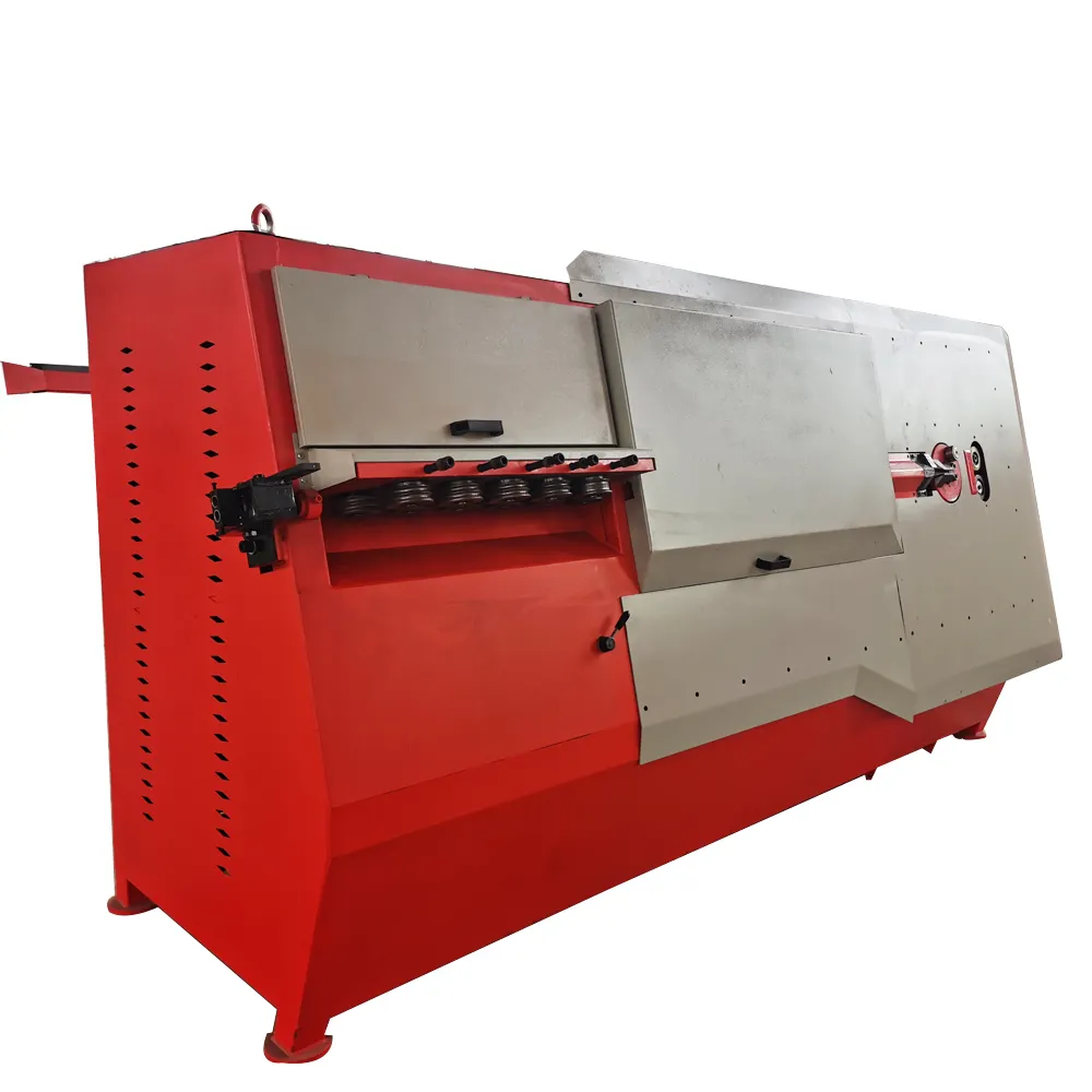 High efficiency double cnc wire automatic mechanical rebar bending machine