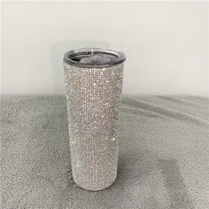modern design Bling Diamond Vacuum Flask Sparkling Glitter Thermos Bottles