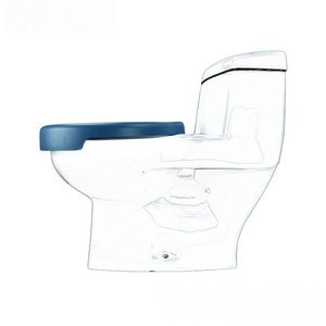 Asiento de Inodoro Elevado Portátil, Instalación Gratuita, Cojín Suave de Poliuretano de 2 Pulgadas, Inodoro <span class=keywords><strong>para</strong></span> <span class=keywords><strong>Discapacitados</strong></span> - Product Image 4