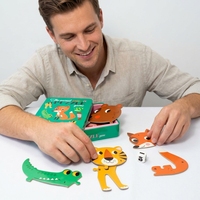 Cartes de jeu en papier épais de forme personnalisée avec finition UV |   Ensemble de puzzles en carton de 2 mm pour jeux éducatifs
