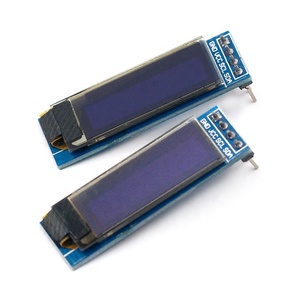 0.91 inch 4-pin <span class=keywords><strong>128x32</strong></span> <span class=keywords><strong>I2C</strong></span> <span class=keywords><strong>IIC</strong></span> nối tiếp màu xanh/trắng 12832 <span class=keywords><strong>OLED</strong></span> <span class=keywords><strong>LCD</strong></span> hiển thị <span class=keywords><strong>Module</strong></span> ssd1306 Màn hình điều khiển - Product Image 2