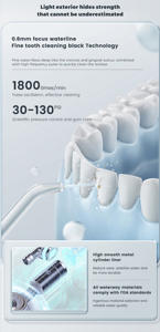 เครื่องทำความสะอาดช่องปากแบบ<span class=keywords><strong>พก</strong></span><span class=keywords><strong>พา</strong></span> ชาร์จผ่าน USB ได้ 5 โหมดทำความสะอาด กันน้ำได้ ปรับแต่งได้ ขายดีที่สุด - Product Image 6