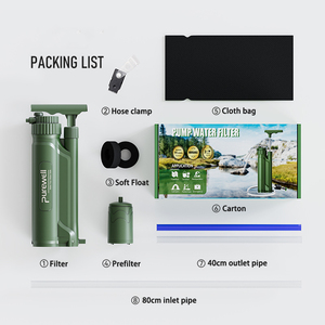 Warfighter extérieur purificateur d'eau désert survie sauvetage d'urgence filtre à eau Camping Portable pompe filtre - Product Image 6