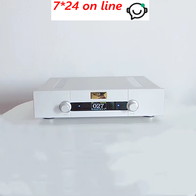 GOB-030 TELOS T1000 PRO Vacuum Tube Amp Full Balance Remote Control HIFI Audio Tube Pre Amplifier SNR 112dB (RCA) 112dB (XLR)