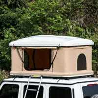Tienda de campaña de techo de carcasa dura impermeable para acampar, tienda de almacenamiento en la azotea Suv, tienda de garaje, techo del coche
