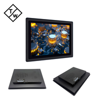 Monitor Sentuh Kapasitif Panel Mount 19 Inci Baru 1280x1024 IPS Monitor Industri dengan VESA 100x100mm untuk Bisnis