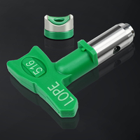 Buse de pulvérisation verte basse pression pour pistolet de peinture sans air, outil de peinture haute efficacité pour usage industriel