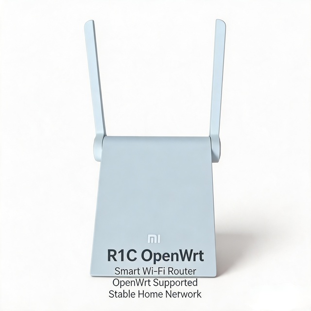 XM Router Mi Home R1C AC1200M WiFi Repeater with Multi Language Firmware, APP Control, VPN Firewall, Home Power Adapter