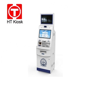 Tùy chỉnh 19 inch trong nhà <span class=keywords><strong>kiosk</strong></span> với màn hình kép vé xe buýt bán hàng tự động đầu đọc thẻ máy quét mã vạch cho sân bay thanh toán SDK chức năng - Product Image 6