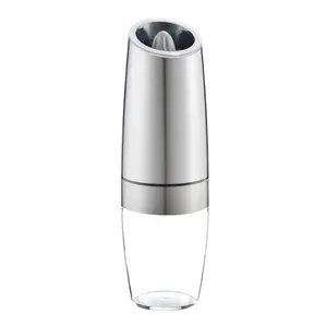 Cucina regolabile grossolanità gravità elettrico automatico spice Mill con luce blu LED portatile Spice Grinder