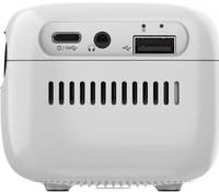 Proyector Portátil Colable WD01 Android 11 Smart DLP Mini Inalámbrico HD 1080P para Cine en Casa, Enfoque Manual, Sonido Estéreo HIFI, 2 Horas de Duración