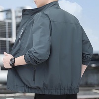 Blouson Bomber Homme Coréen Tendance Hiver Automne Printemps Nouvelle Collection – Chaud, Ample, Col Montant, Épais et Décontracté de Haute Qualité