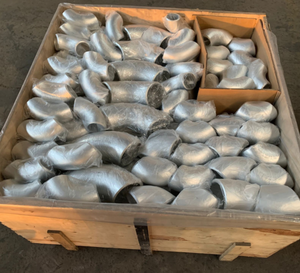 אט מרותך אלומיניום סגסוגת צינור אבזרי חלקה 1 אינץ sch80s אל 6061 T6 90 תואר LR אלומיניום צינור מרפק - Product Image 1