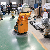 Vente directe usine – Ponceuse électrique pour béton avec aspiration intégrée, machine de polissage intensif pour la rénovation de chantiers en béton
